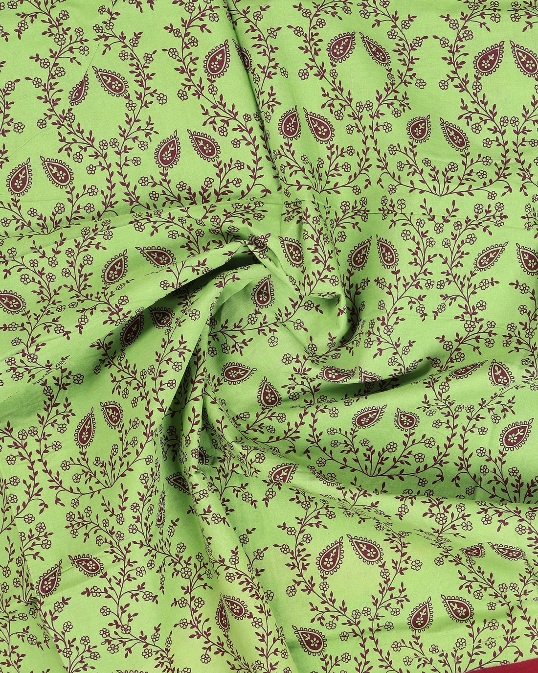 Classic Sungudi Cotton Saree With Printed Design - Green