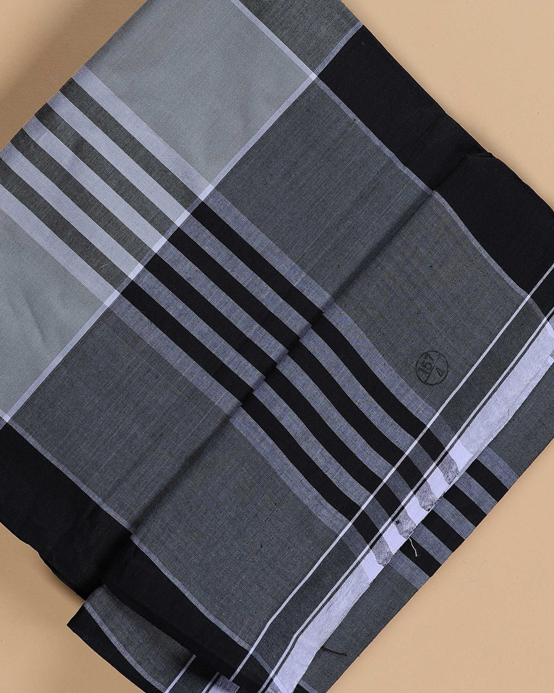 Sangu Brand Men's Premium Cotton Striped Lungi Stitched - Multi