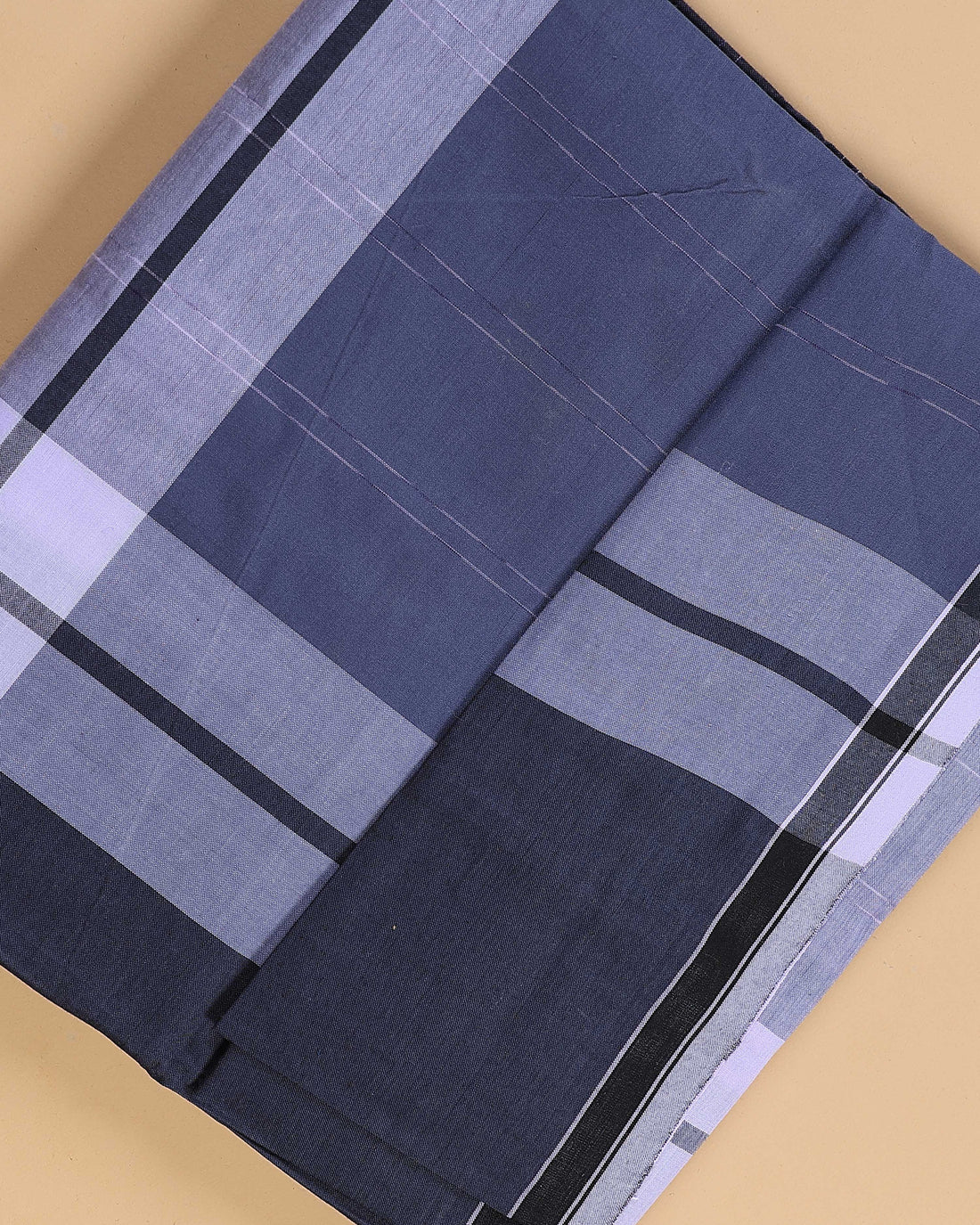 Nandu Brand Men's Premium Cotton Checked Lungi Stitched - Multi