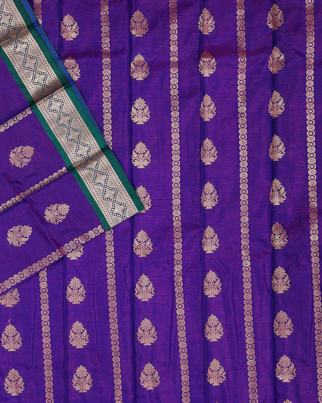 Violet Color Art Silk Saree