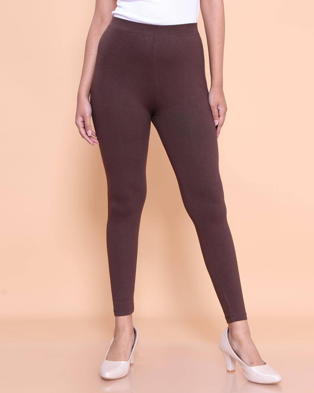 Brown Color Leggings XXL Size
