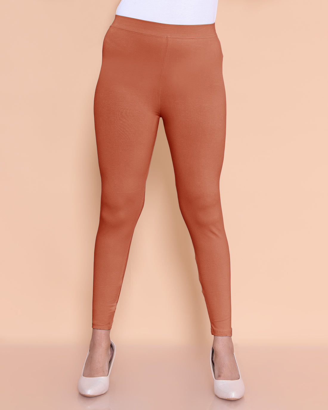Light Brown Color Leggings XXL Size