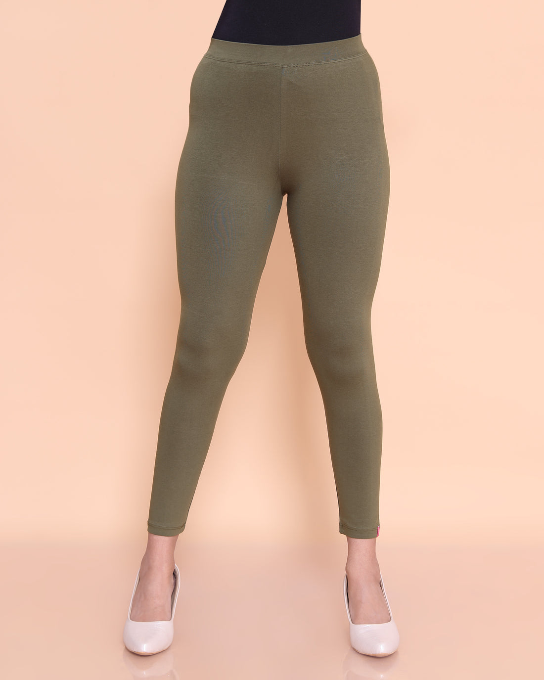 Light Green Color Leggings XXL Size