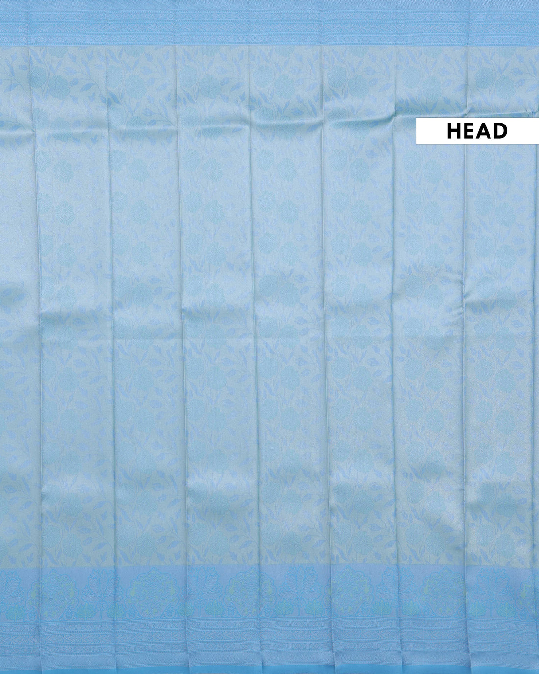 Elampillai Silk Cotton Saree with Elegant Border - Blue