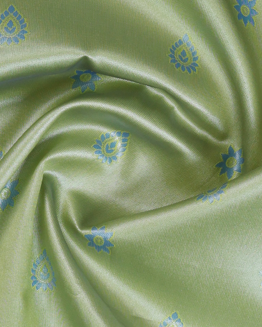 Green Color Lichi Silk Saree