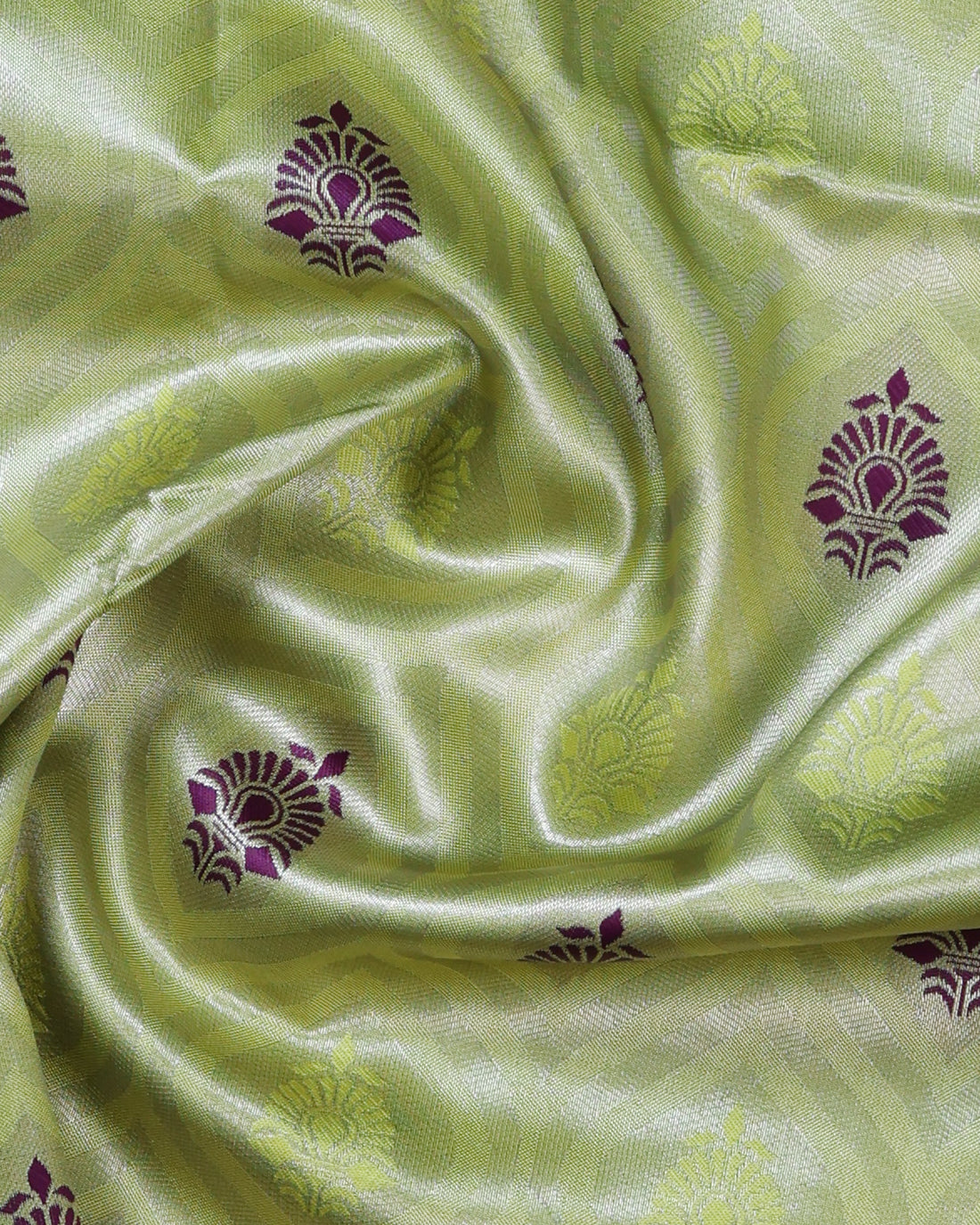Green Color Lichi Silk Saree