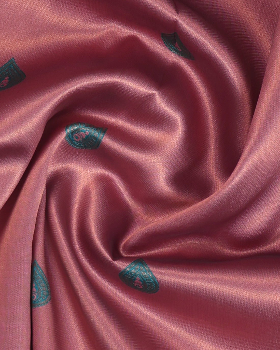 Onion Pink Color Lichi Silk Saree