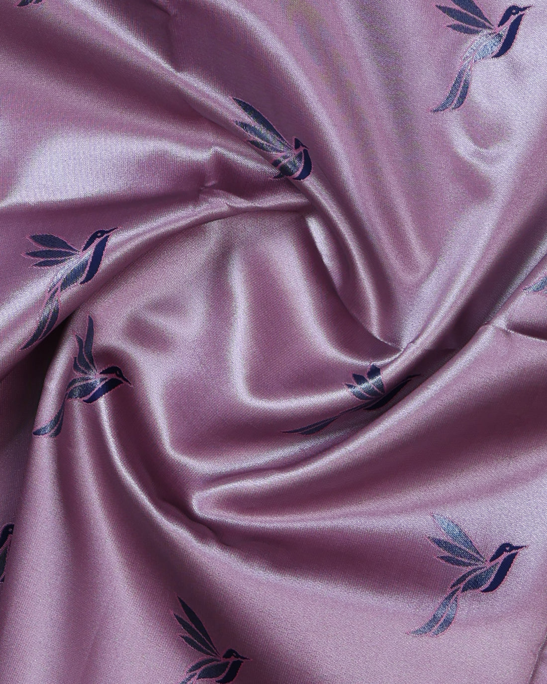 Light Purple Color Lichi Silk Saree