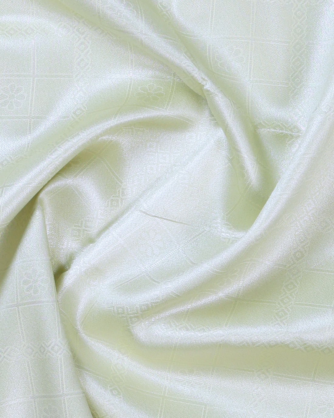 Cream Color Lichi Silk Saree