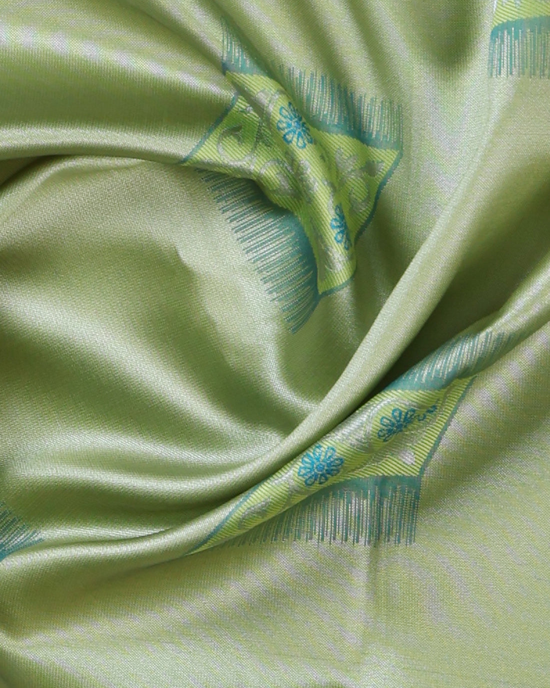Green Color Lichi Silk Saree