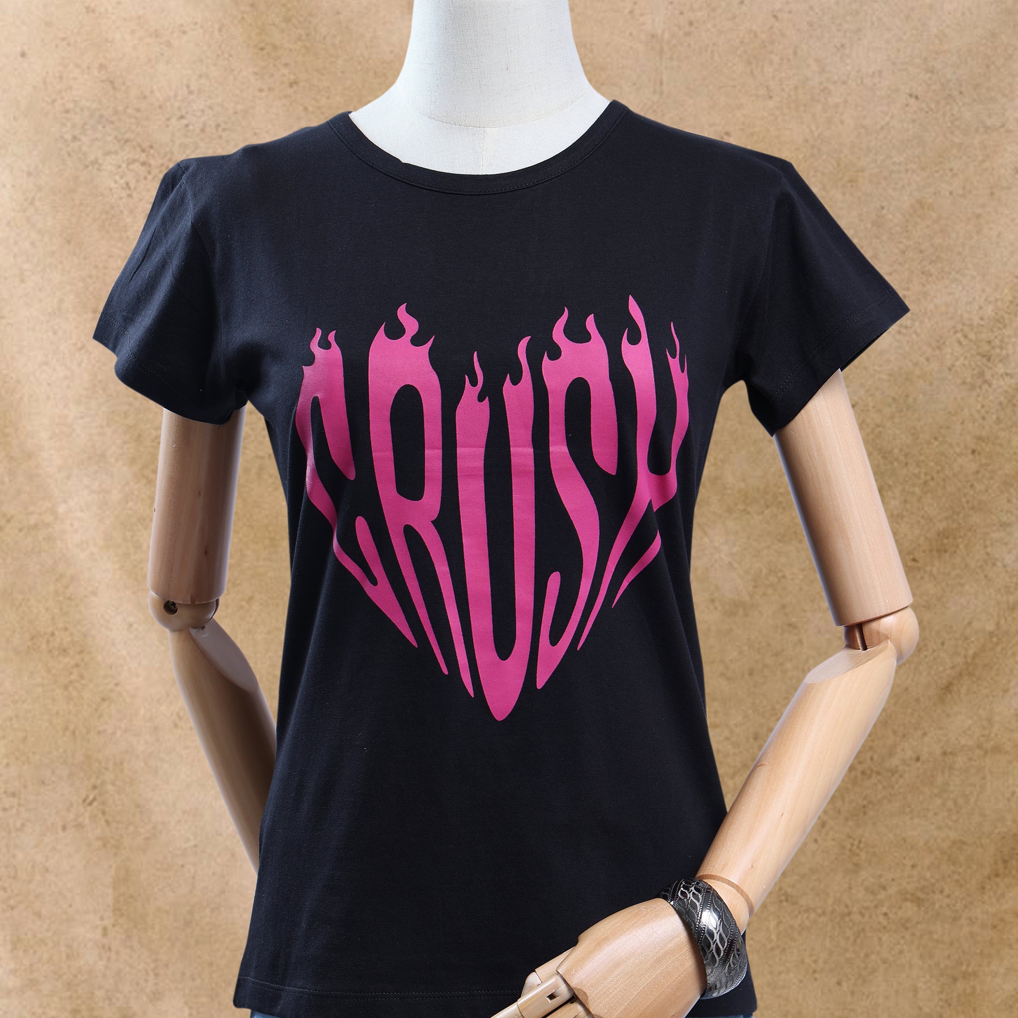 Women Black Color T-Shirt