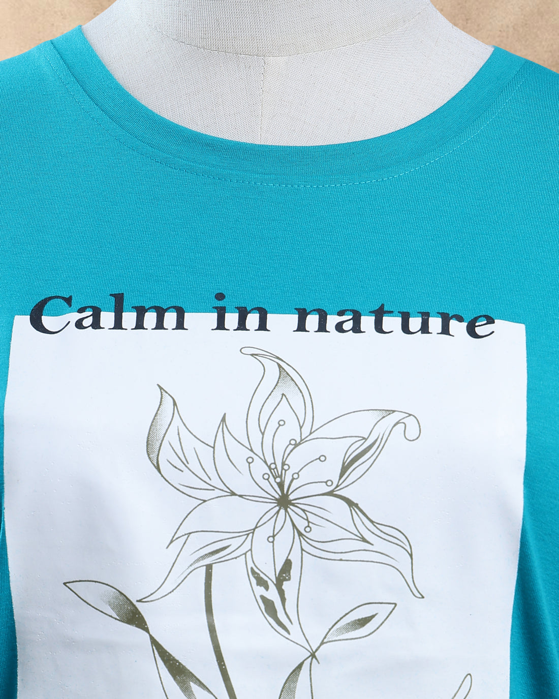 Women Blue Color T-Shirt