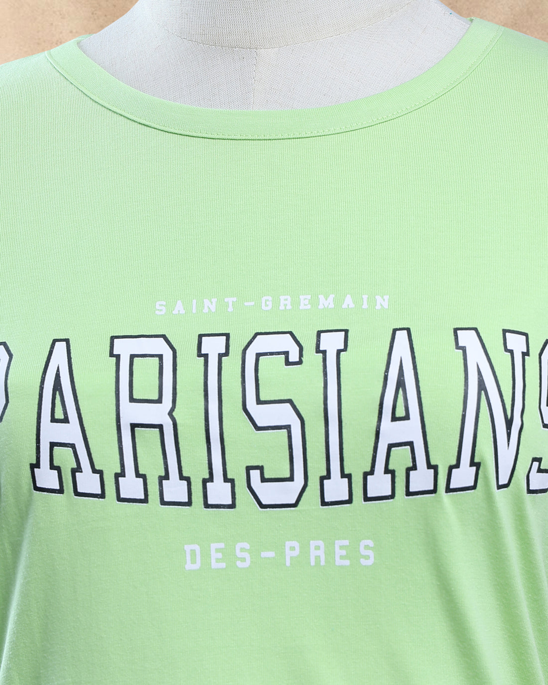 Women Pista Green Color T-Shirt