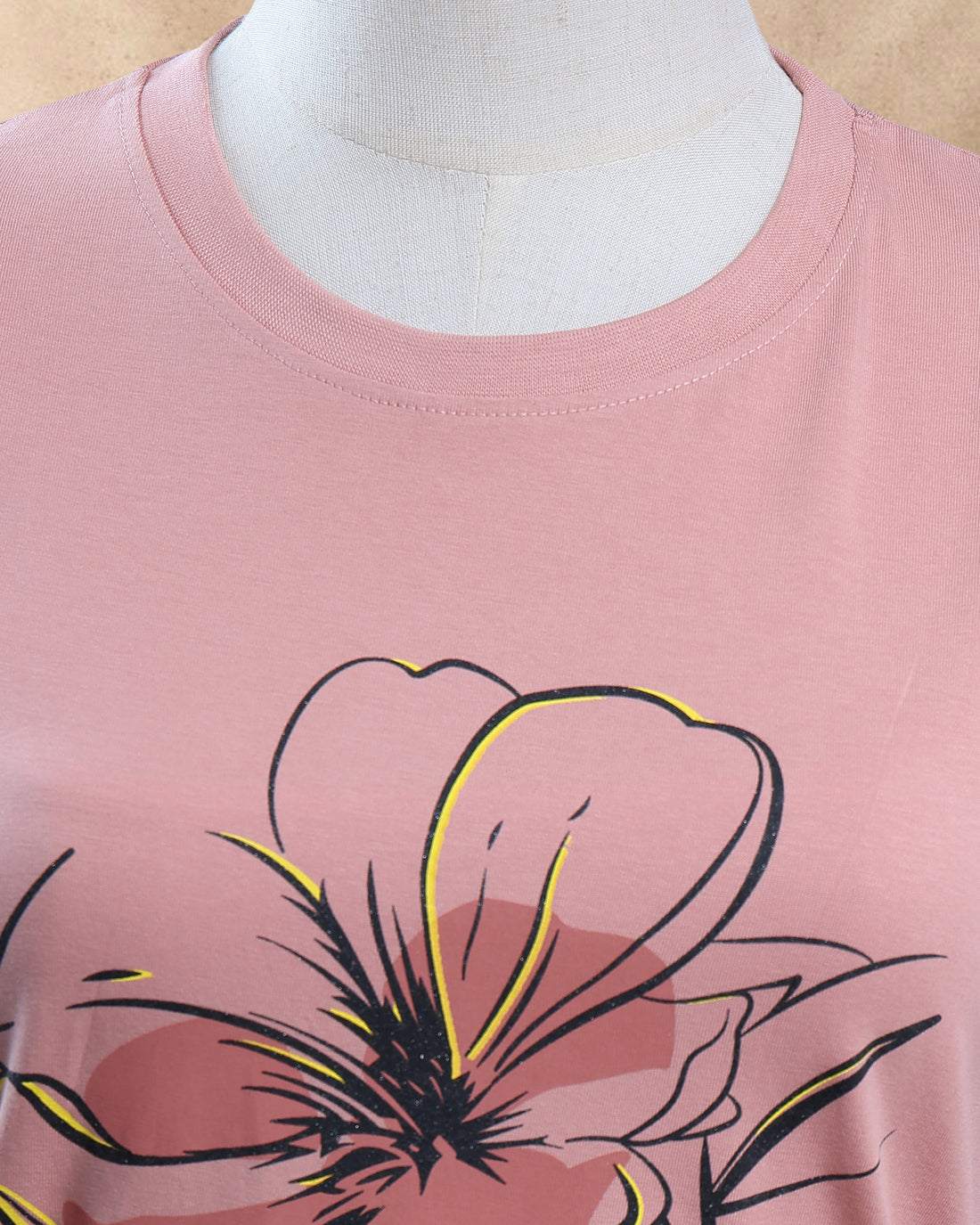 Women Onion Pink Color T-Shirt