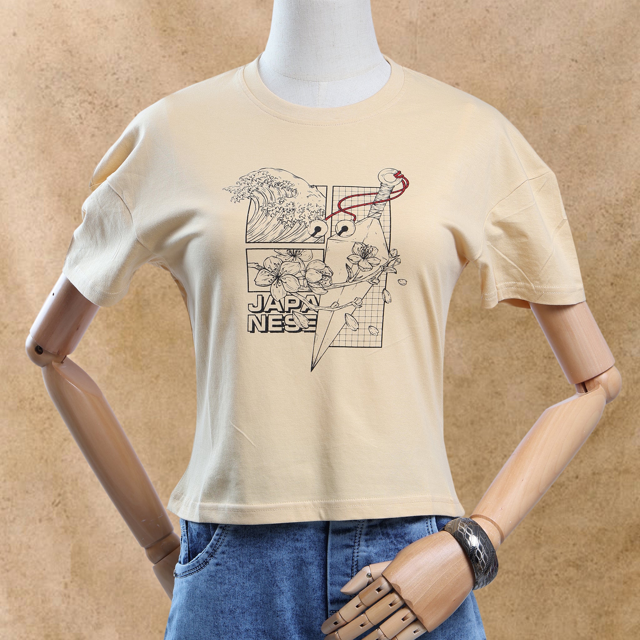 Women Sandal Color T-Shirt