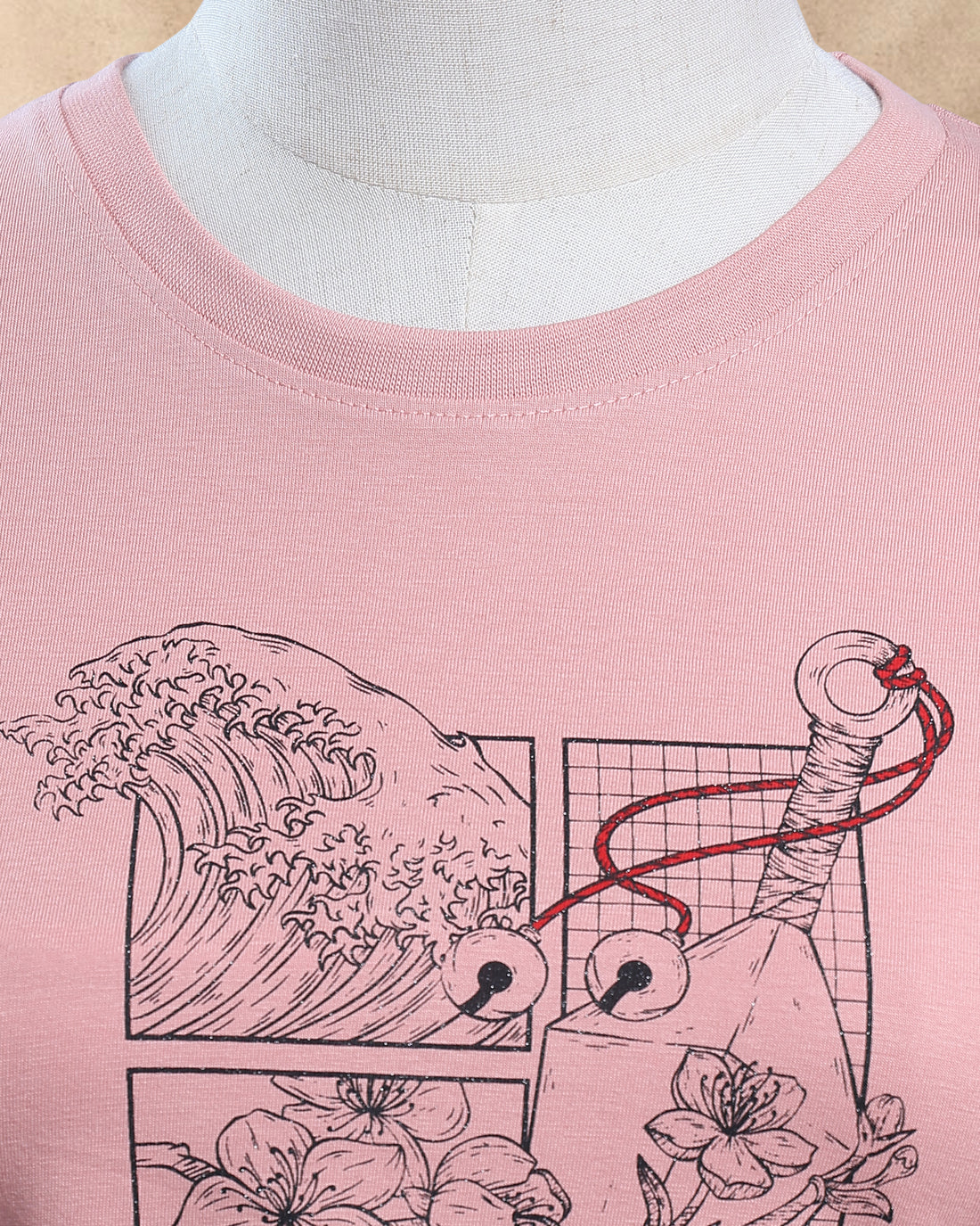 Women Peach Color T-Shirt