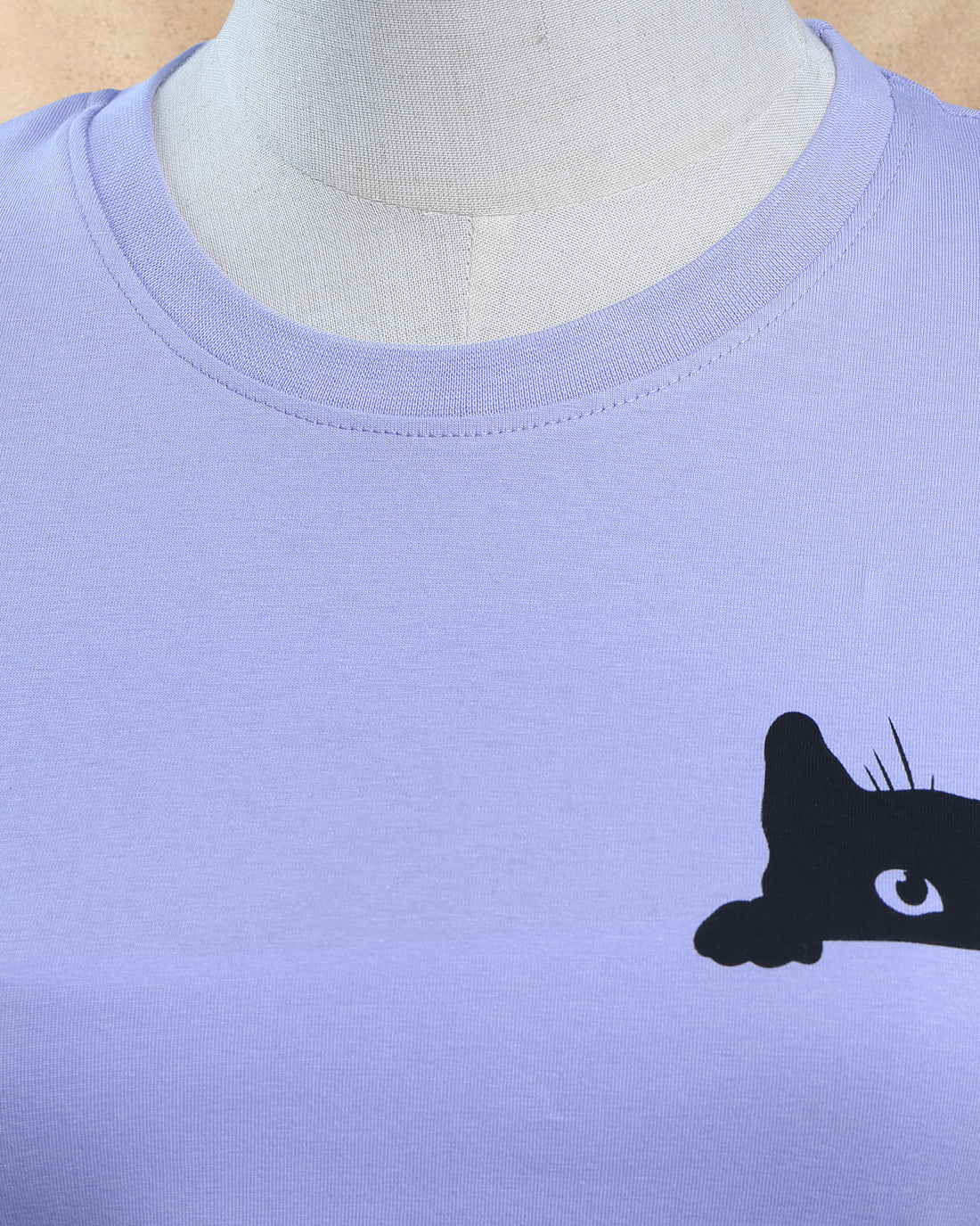 Women Lavender Color T-Shirt
