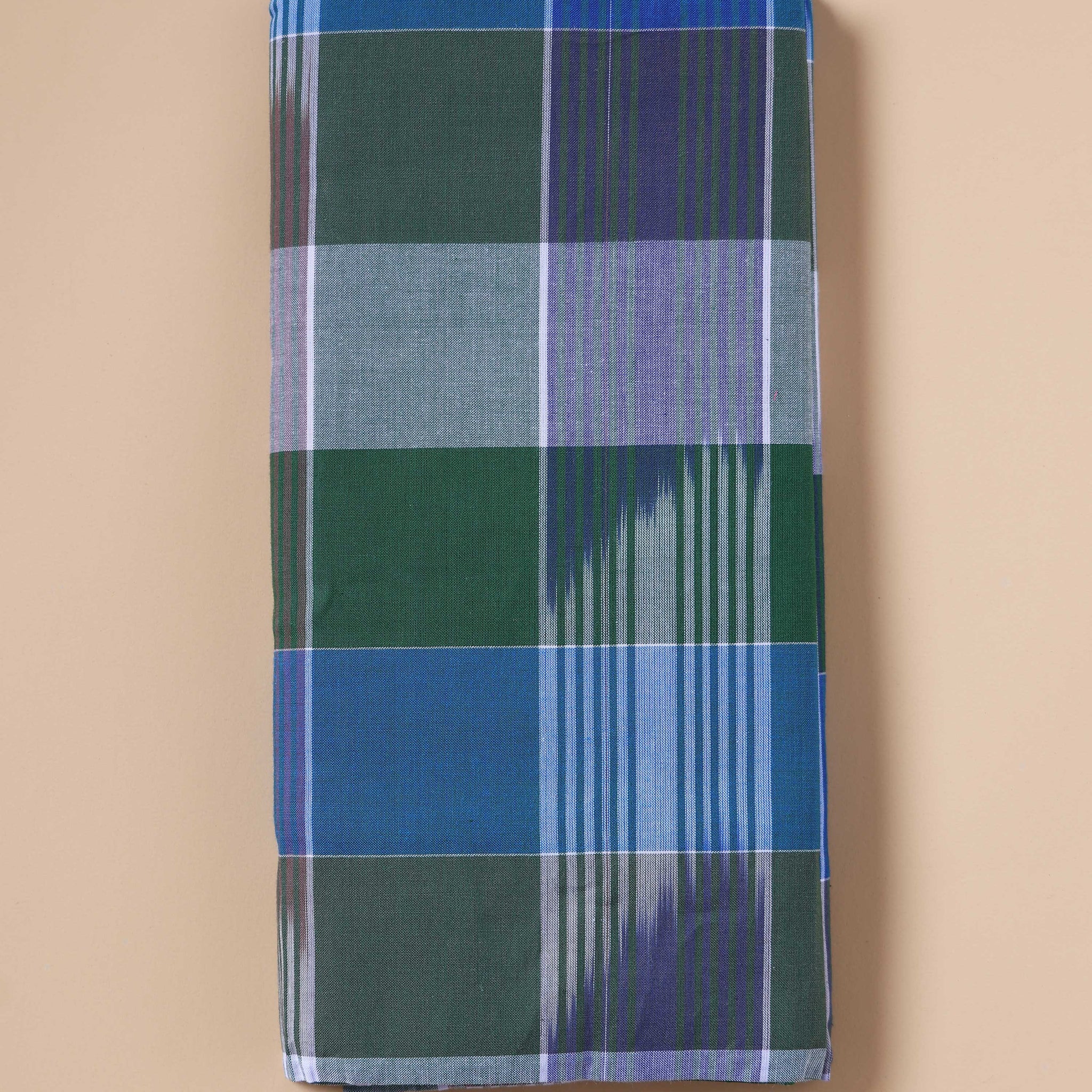Sangu Brand Men's Premium Cotton Striped Lungi Stitched - Multi