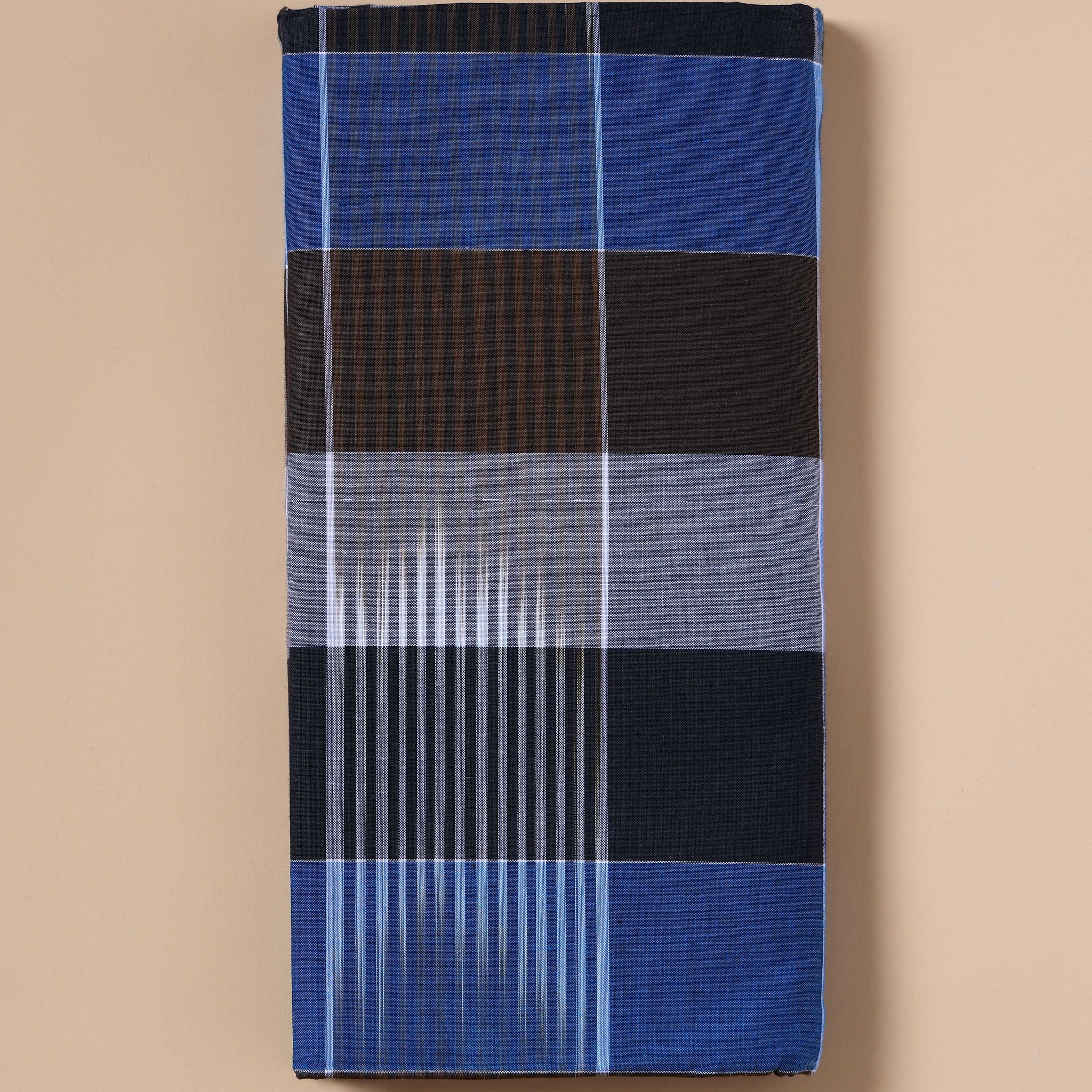 Sangu Brand Men's Premium Cotton Striped Lungi Stitched - Multi
