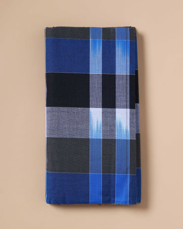 Sangu Brand Men's Premium Cotton Checked Lungi Stitched - Multi