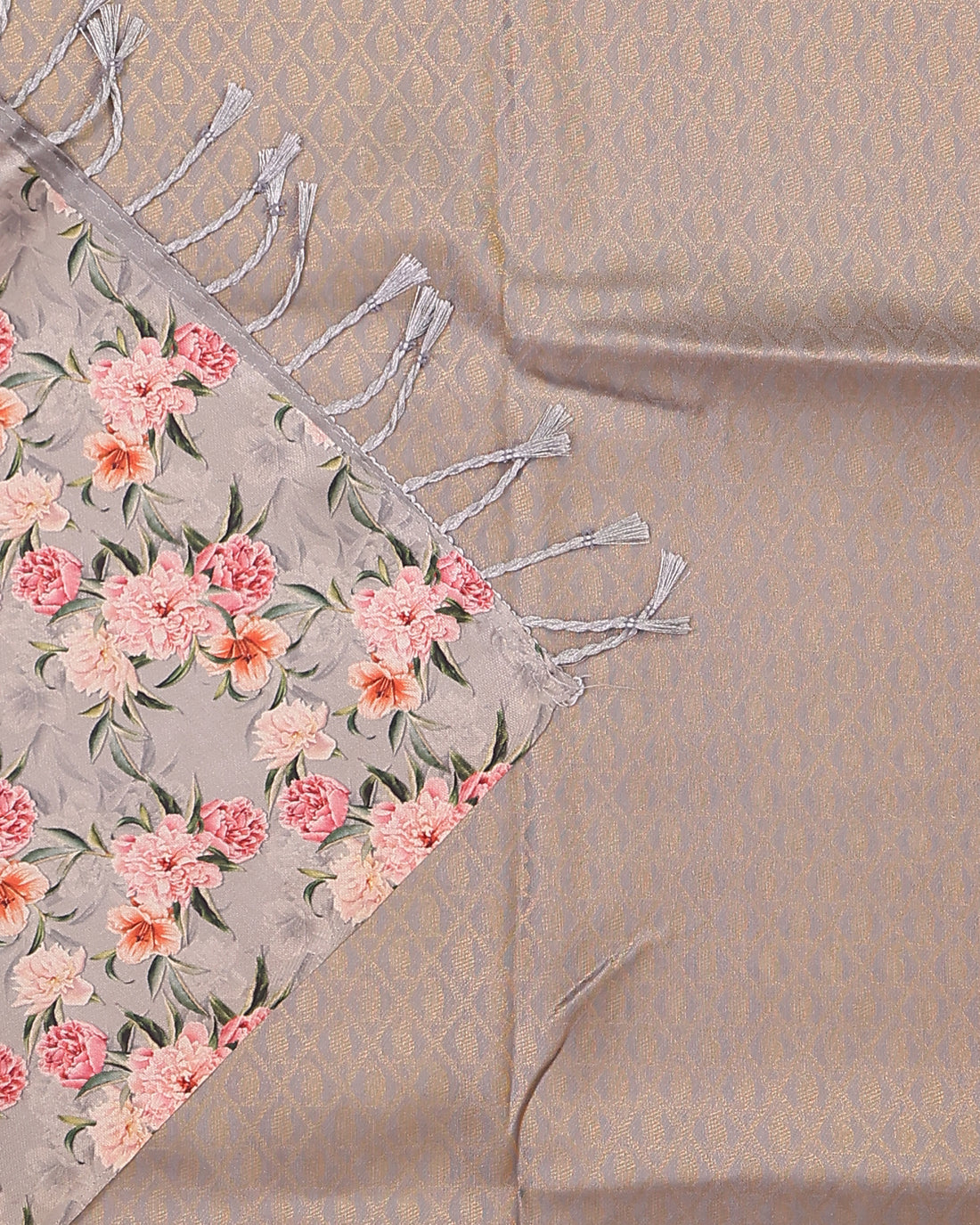 Grey Color Soft Silk Saree