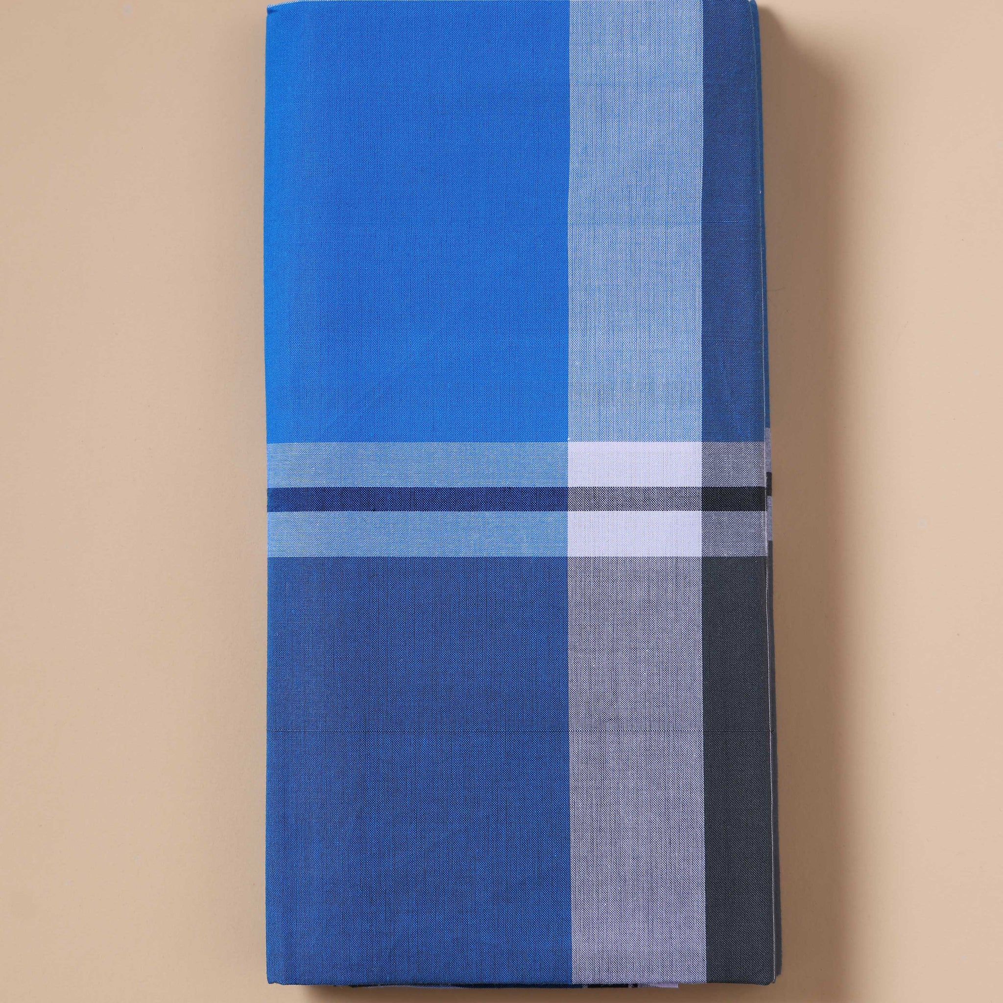 Nandu Brand Men's Premium Cotton Striped Lungi Stitched - Multi