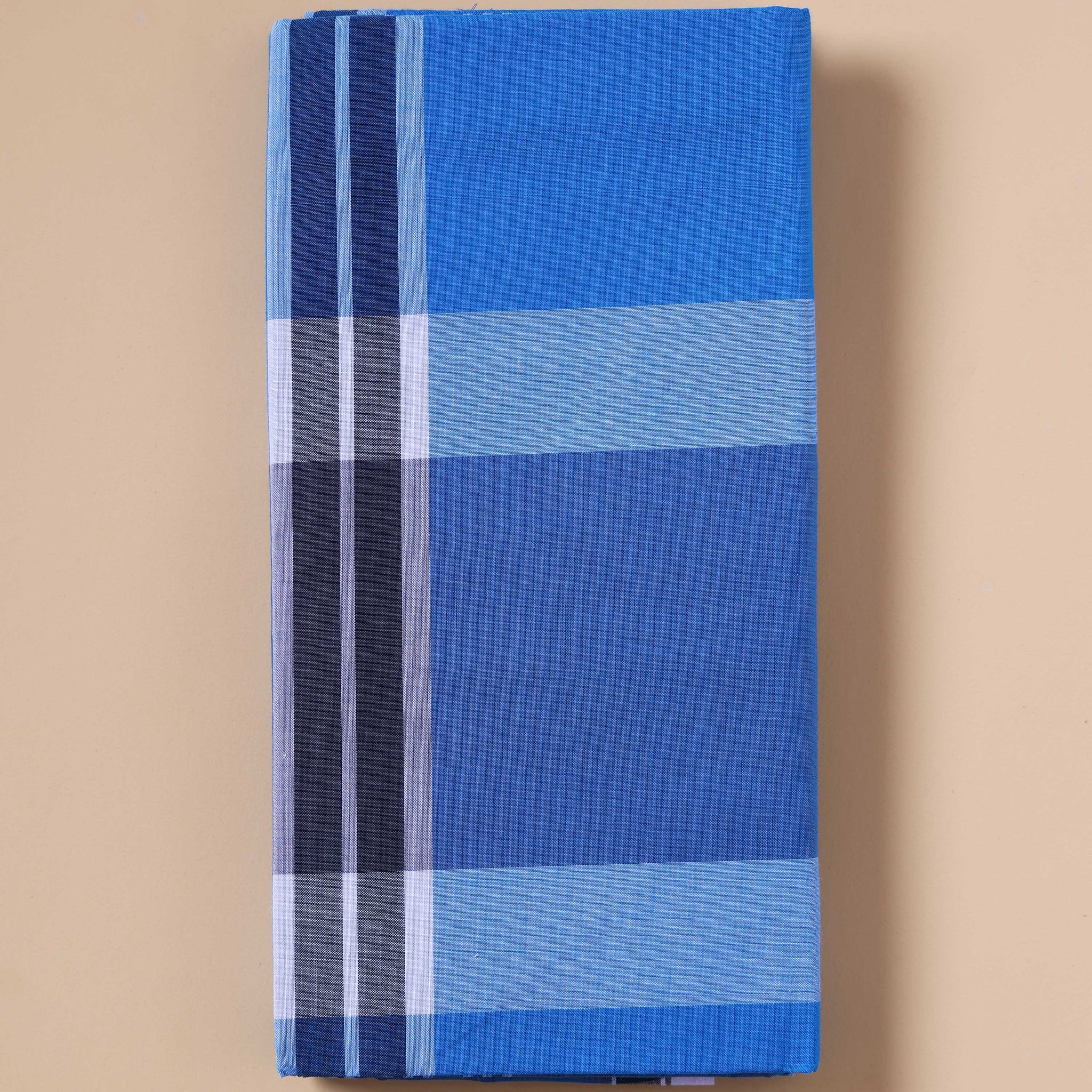 Nandu Brand Men's Premium Cotton Striped Lungi Stitched - Multi