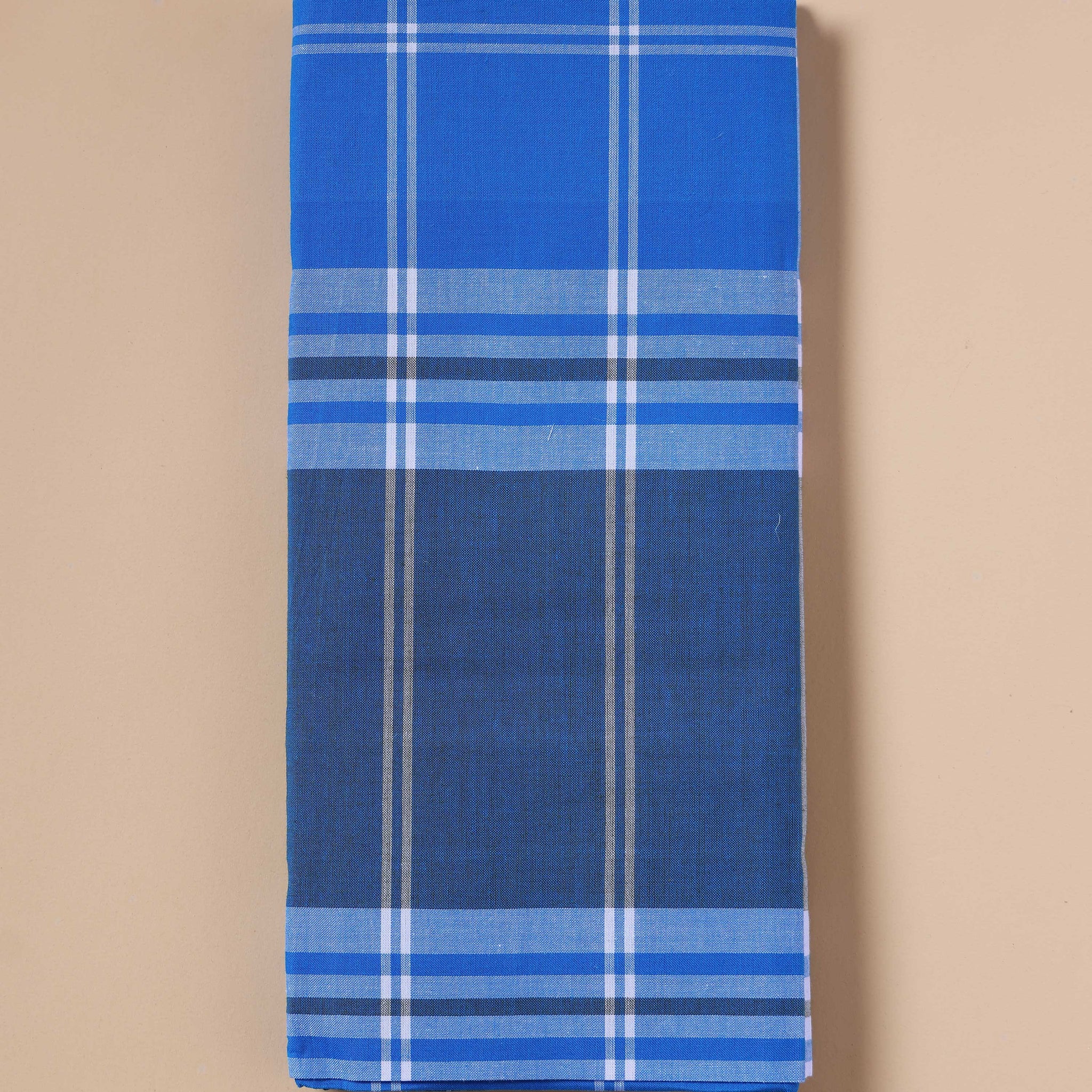 999 Brand Men's Premium Cotton Checked Lungi Stitched - Multi