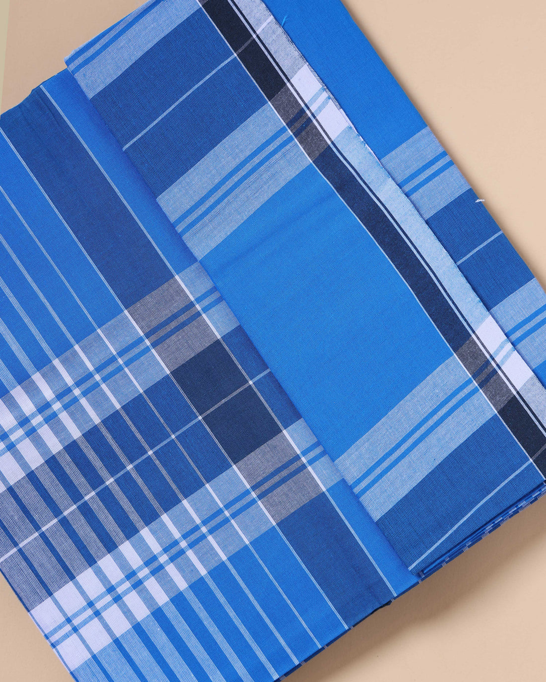 999 Brand Men's Premium Cotton Striped Lungi Stitched - Multi