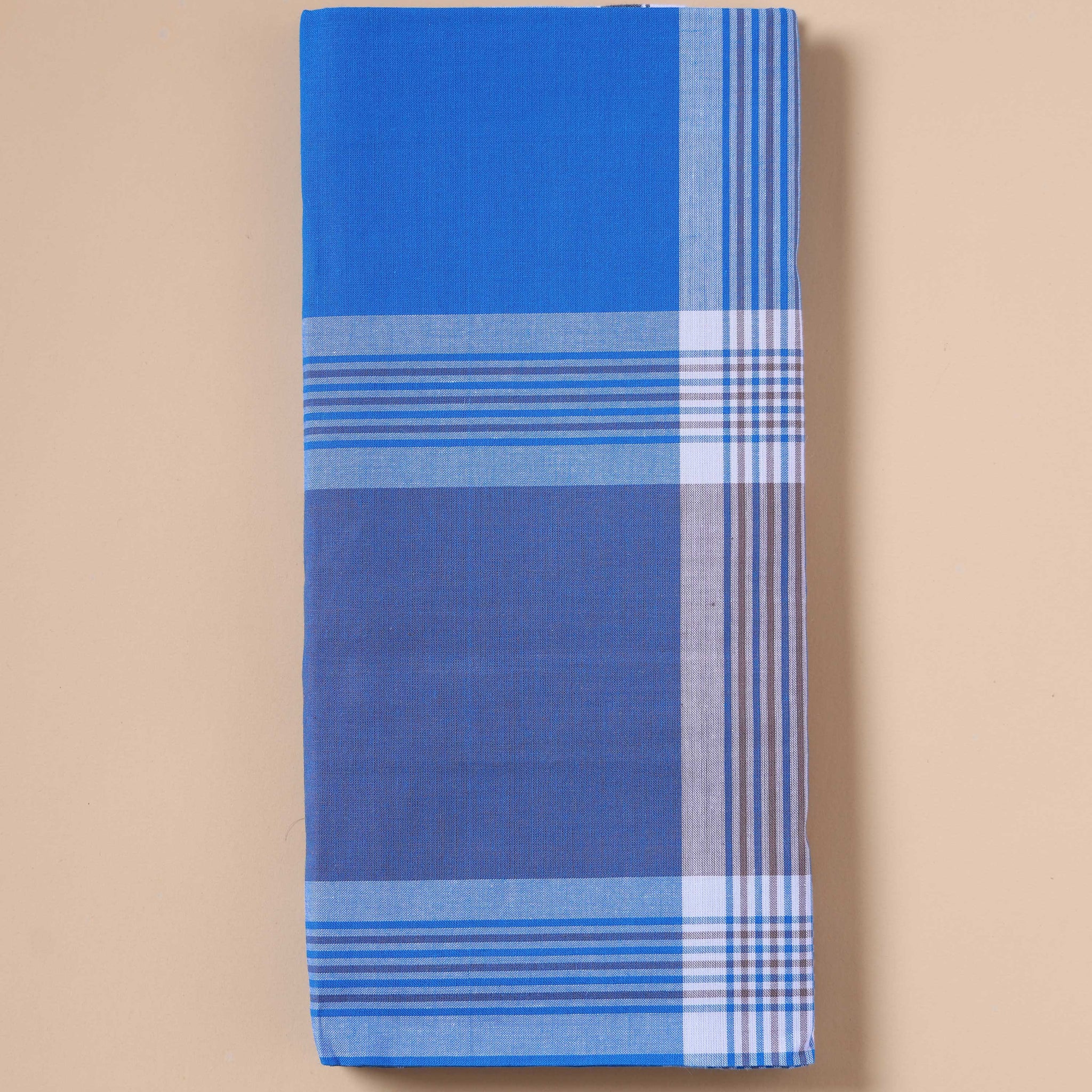 999 Brand Men's Premium Cotton Striped Lungi Stitched - Multi