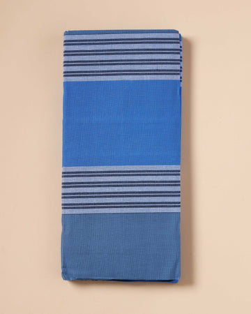 999 Brand Men's Premium Cotton Striped Lungi Stitched - Multi