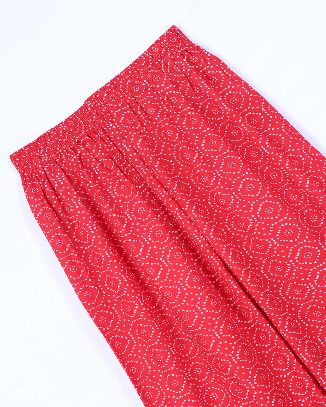 Red Printed Womens Palazzo