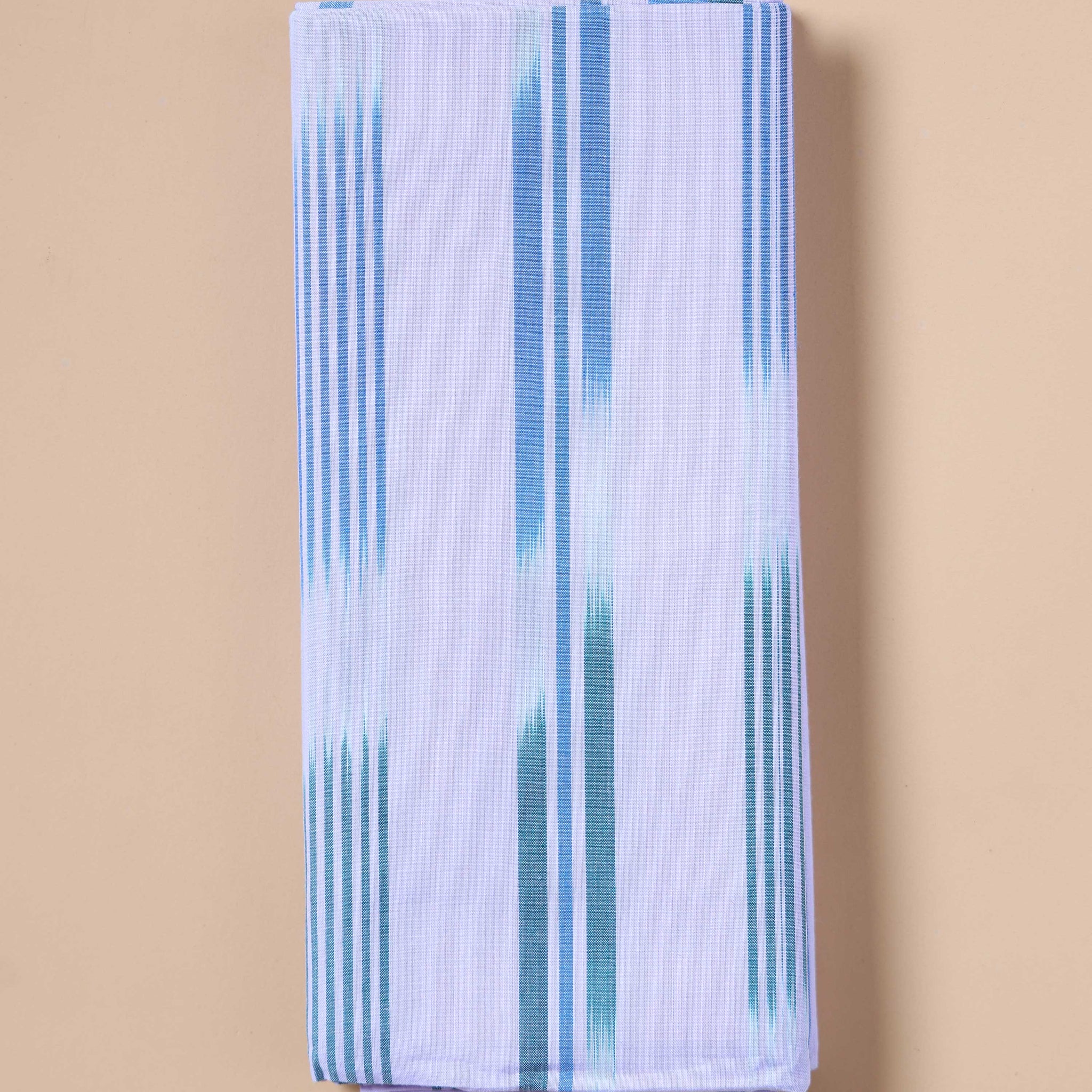 Jkt Brand Men's Premium Cotton Striped Lungi Stitched - White