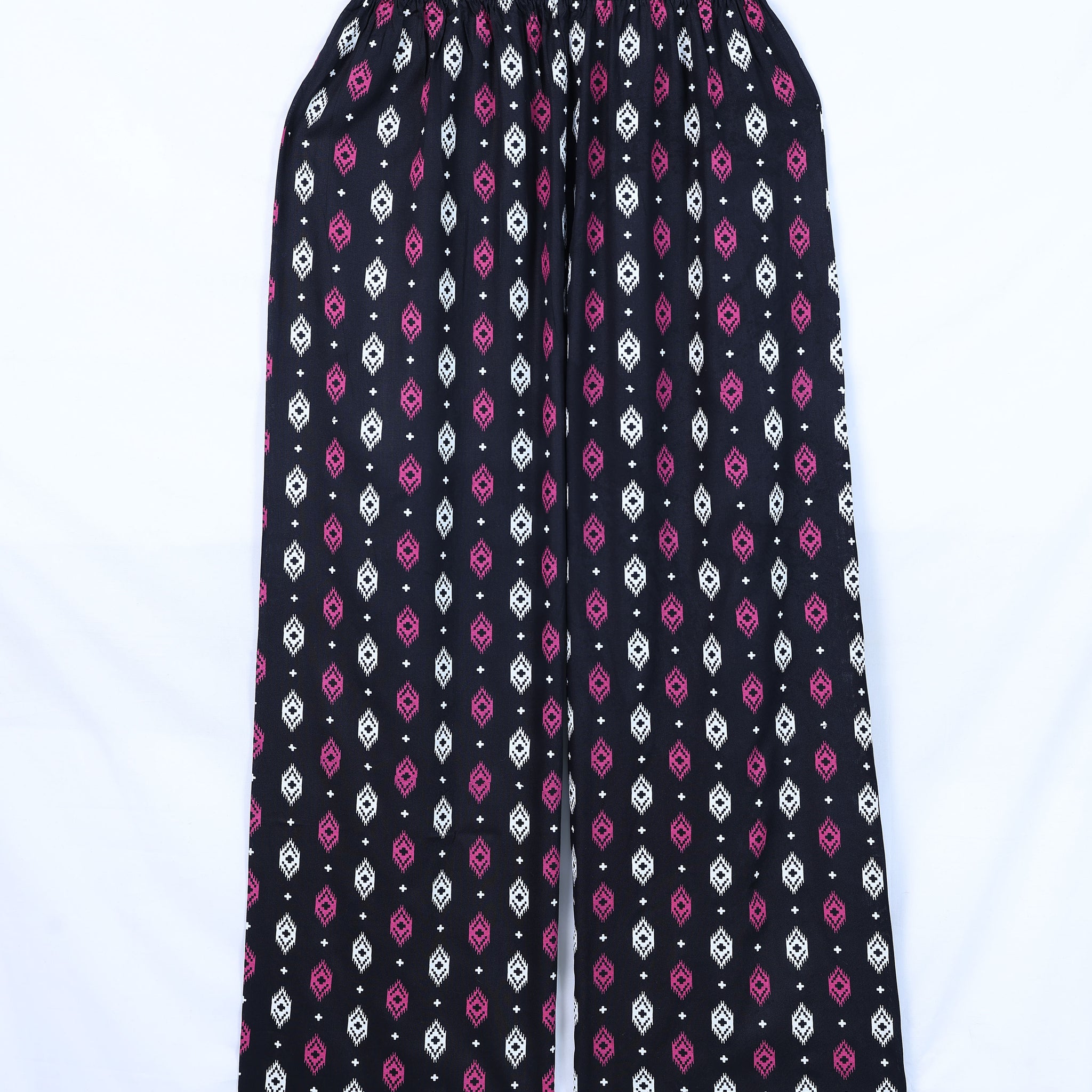 Black Printed Womens Palazzo