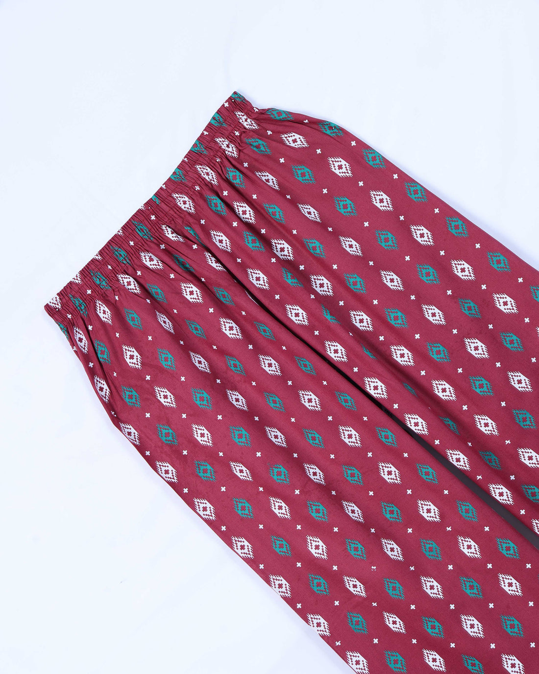Maroon Printed Womens Palazzo