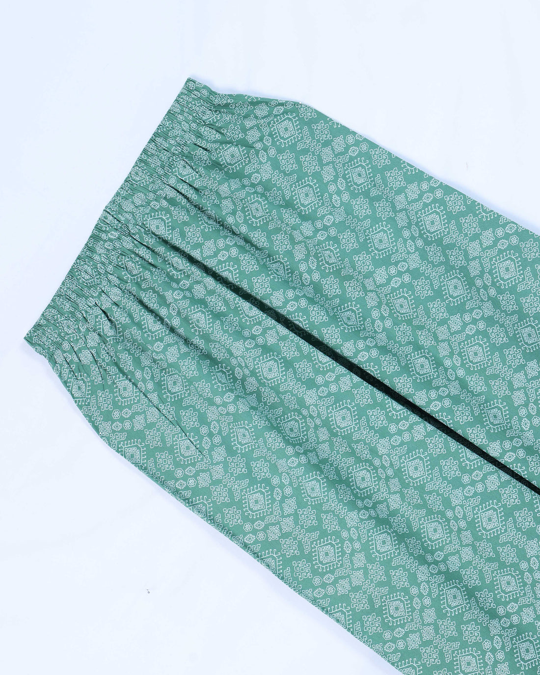 Green Printed Womens Palazzo