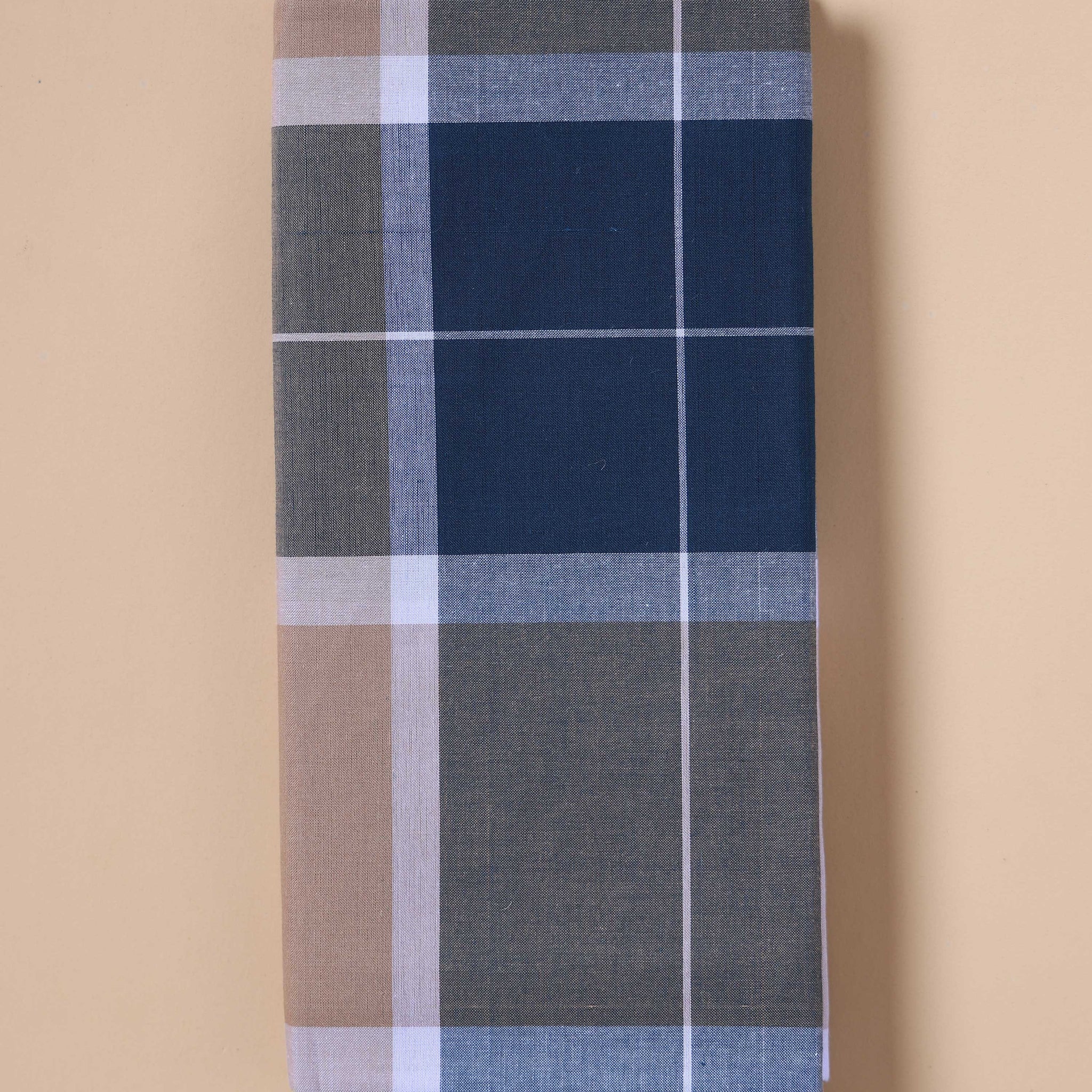 Jkt Brand Men's Premium Cotton Checked Lungi Stitched - Multi