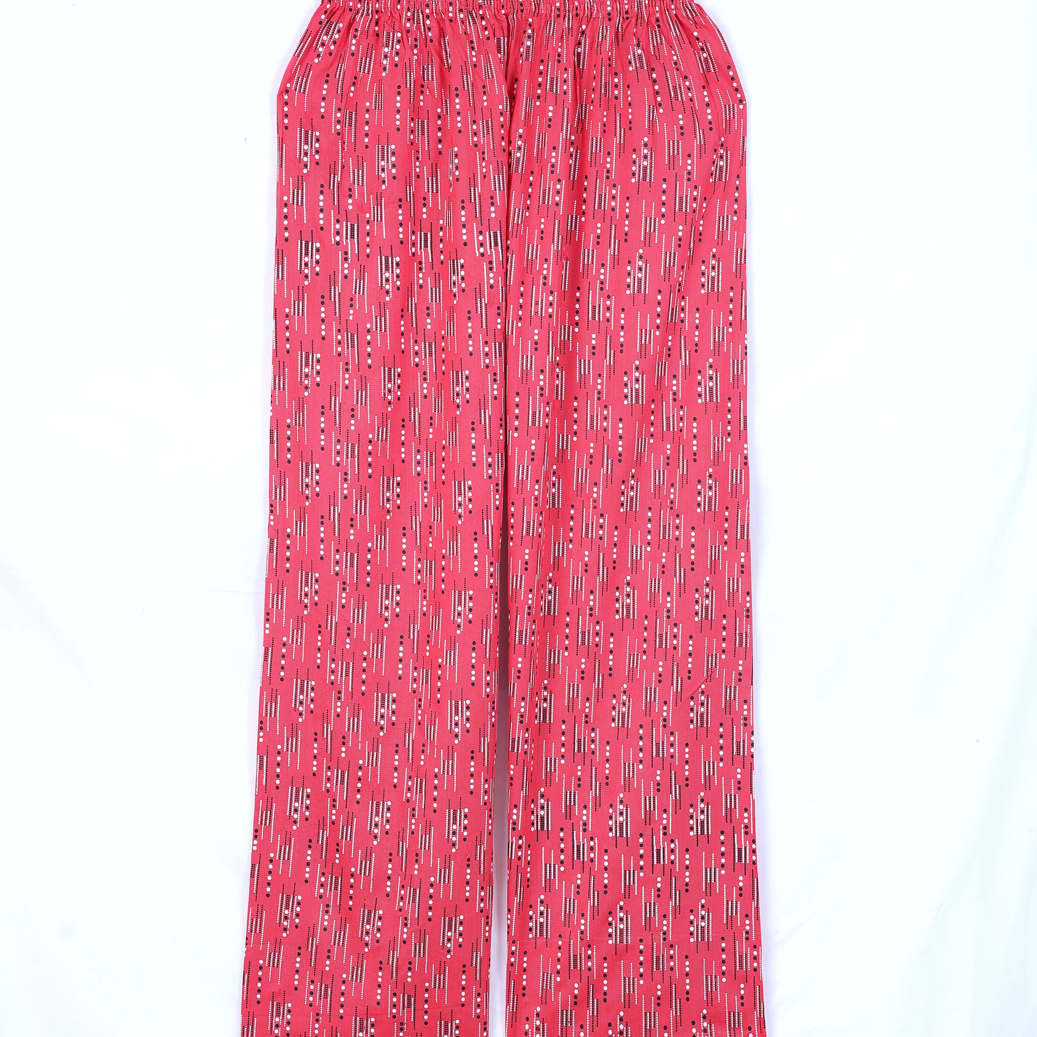 Pink Striped Womens Palazzo