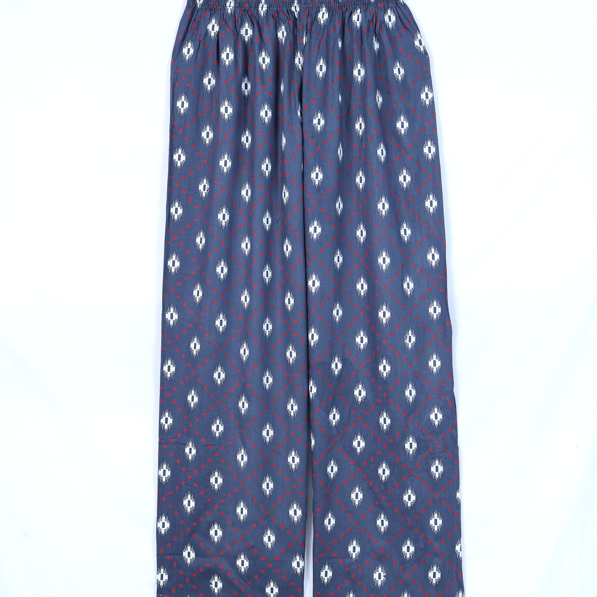 Blue Printed Womens Palazzo