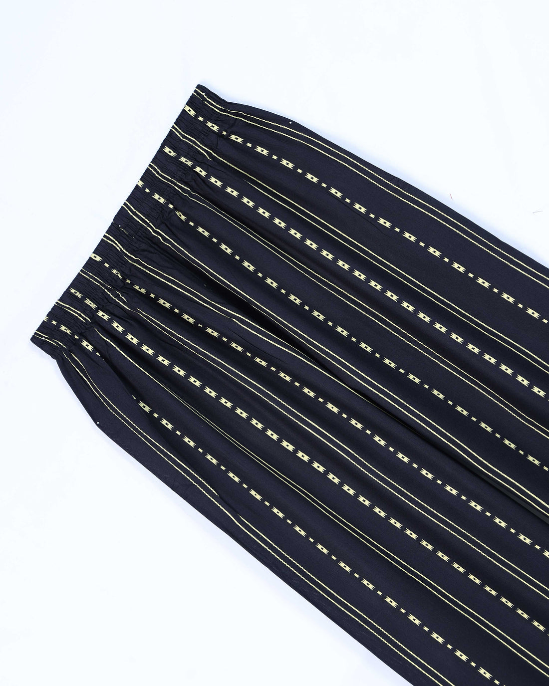 Black Striped Womens Palazzo