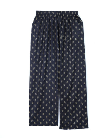 Black Printed Womens Palazzo