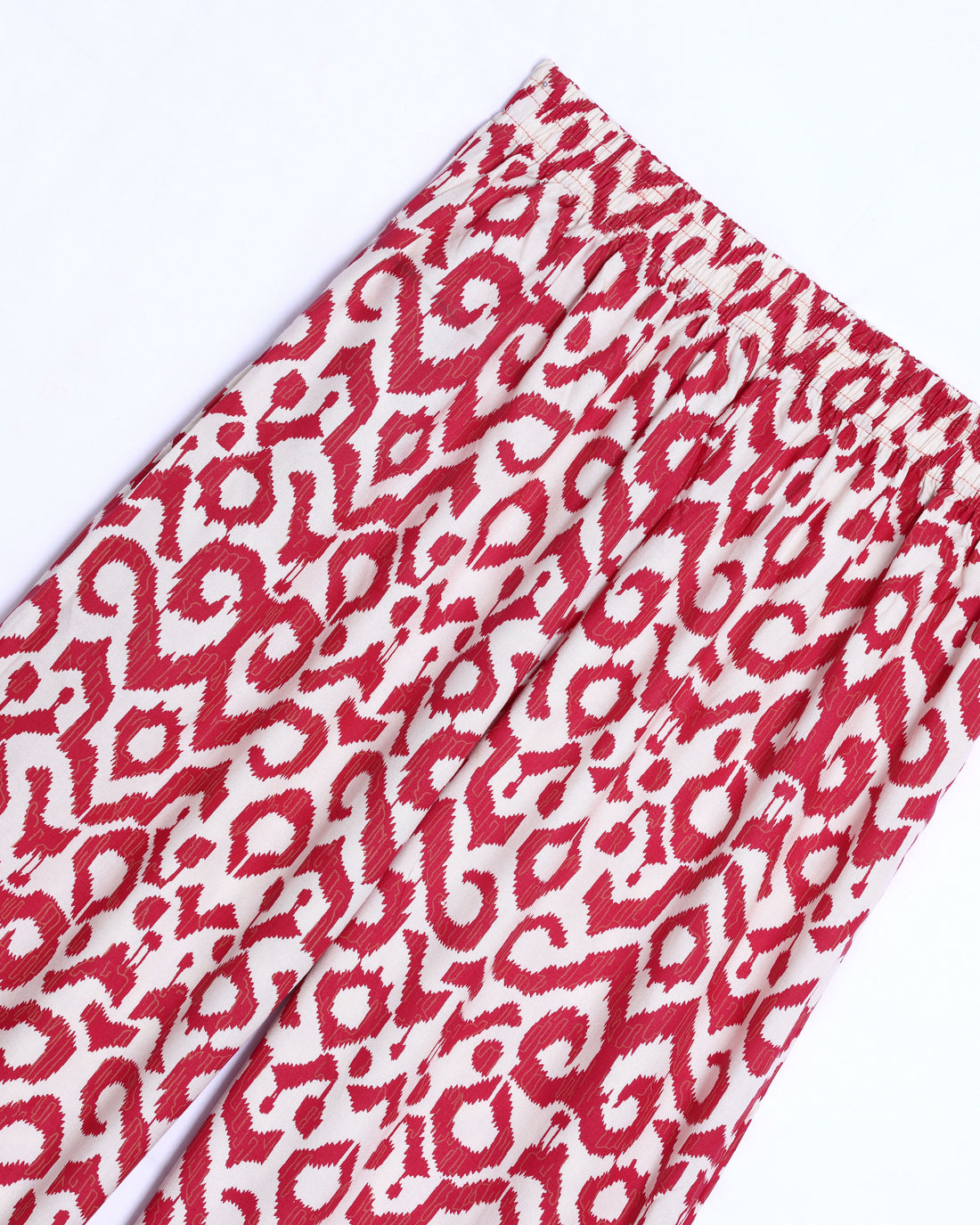 Red Printed Womens Palazzo