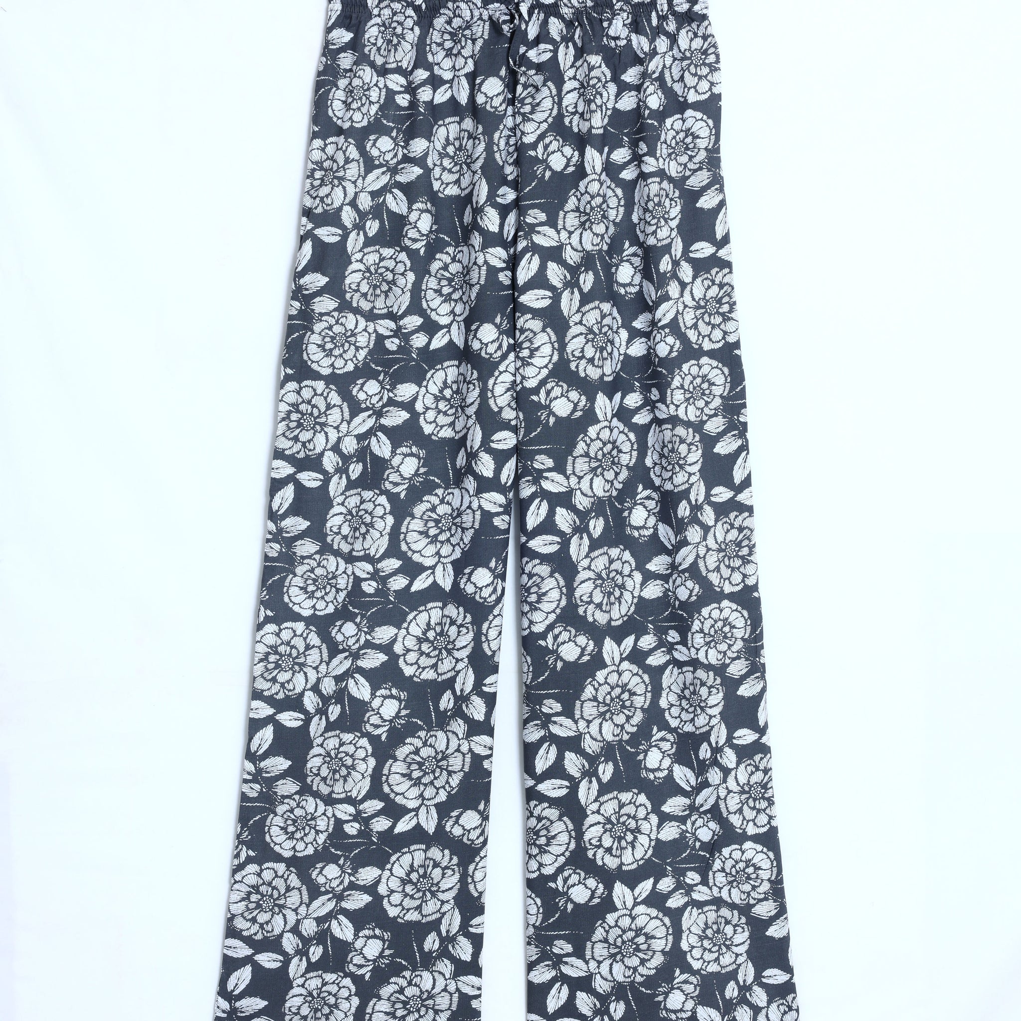 Grey Printed Womens Palazzo