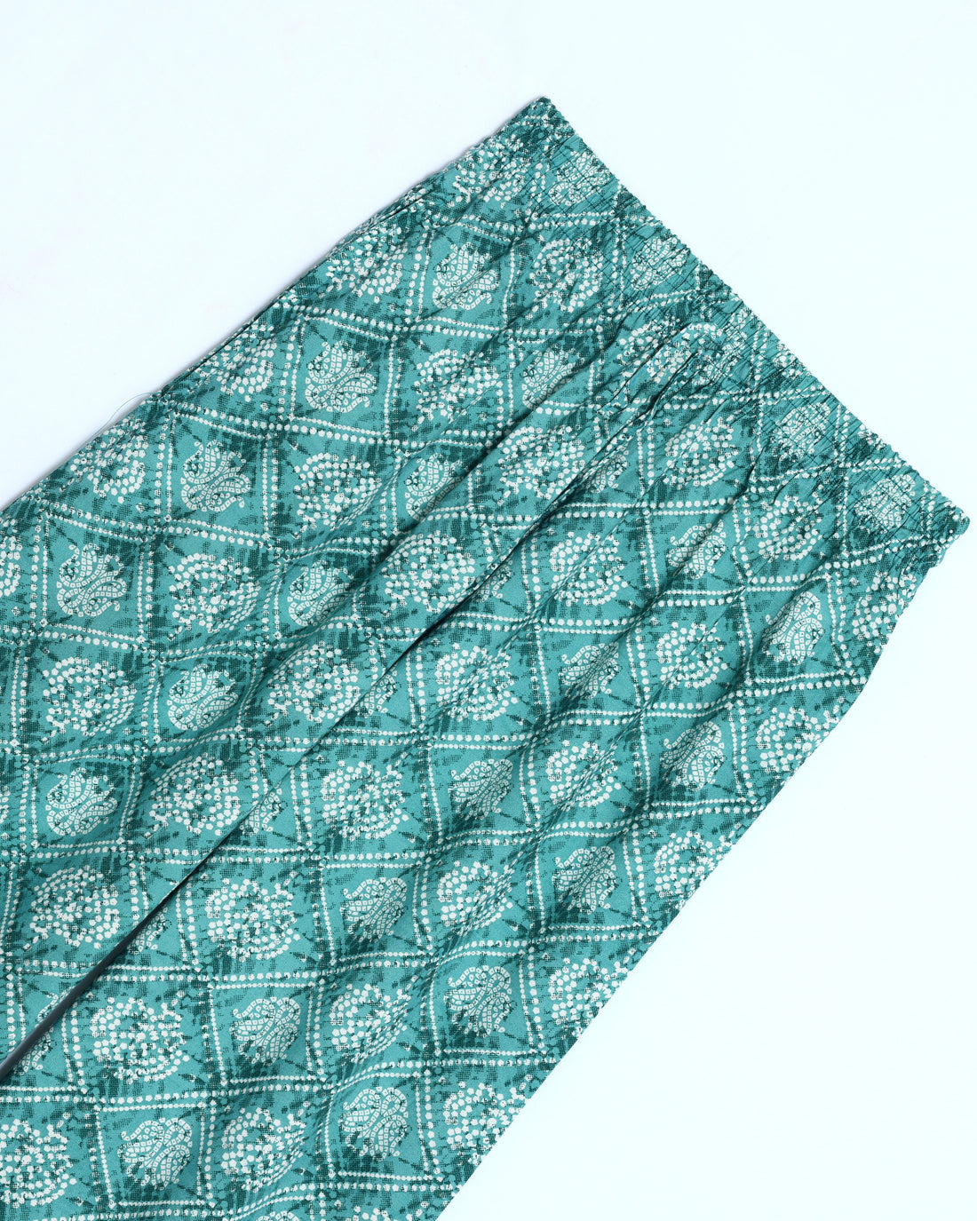 Green Printed Womens Palazzo