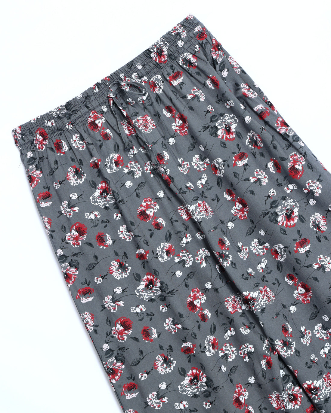 Dark Grey Printed Womens Palazzo