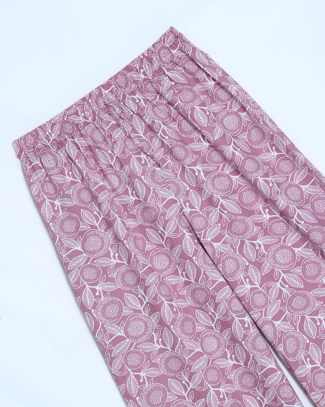 Onion Pink Printed Womens Palazzo