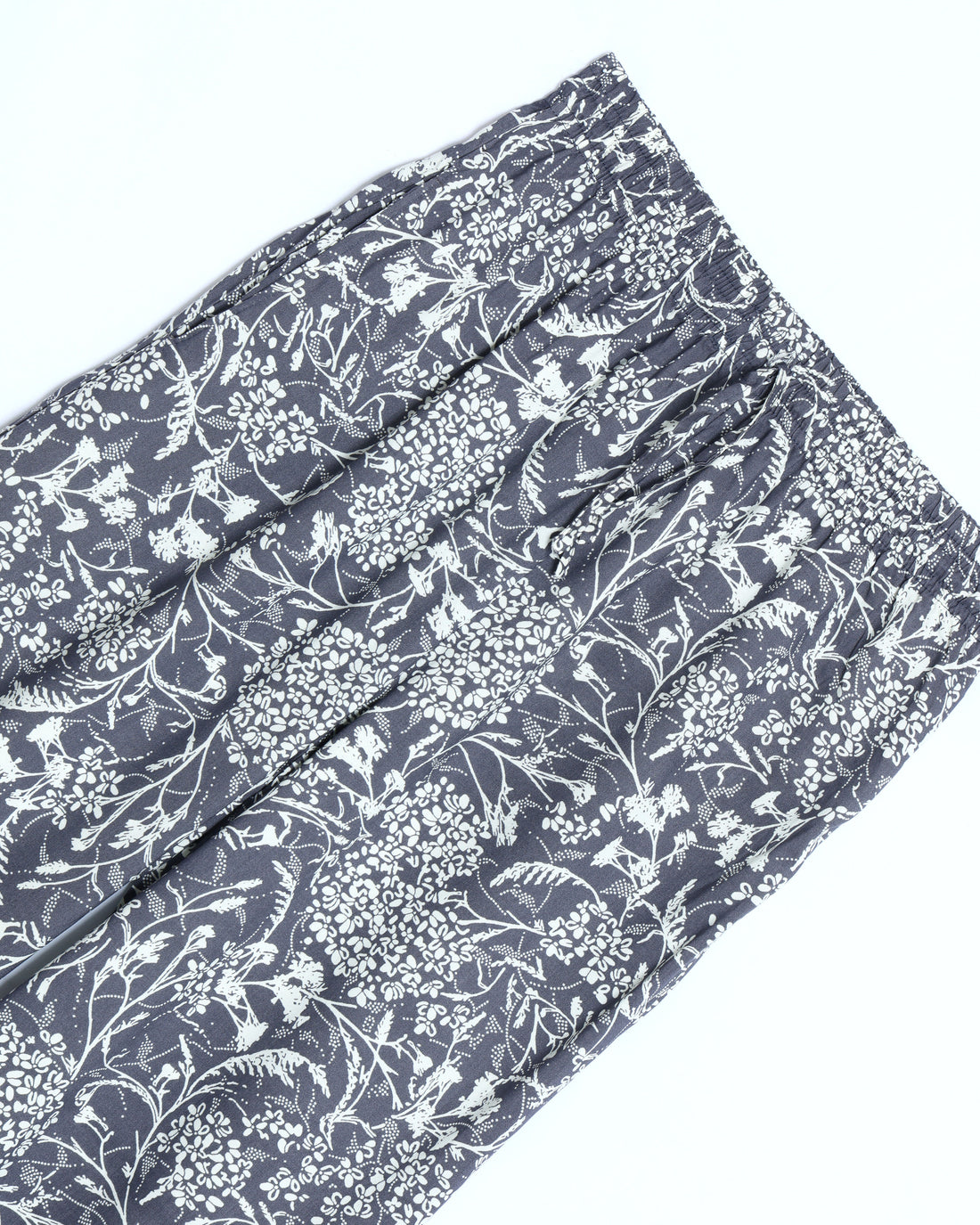 Dark Grey Printed Womens Palazzo
