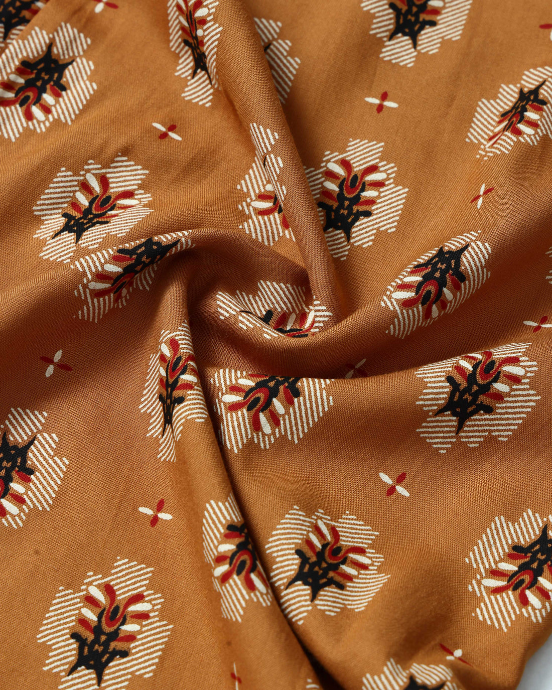 Ethnic Print Relaxed Fit Palazzo Pant - Brown