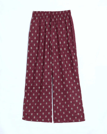 Maroon Colour Womens Palazzo