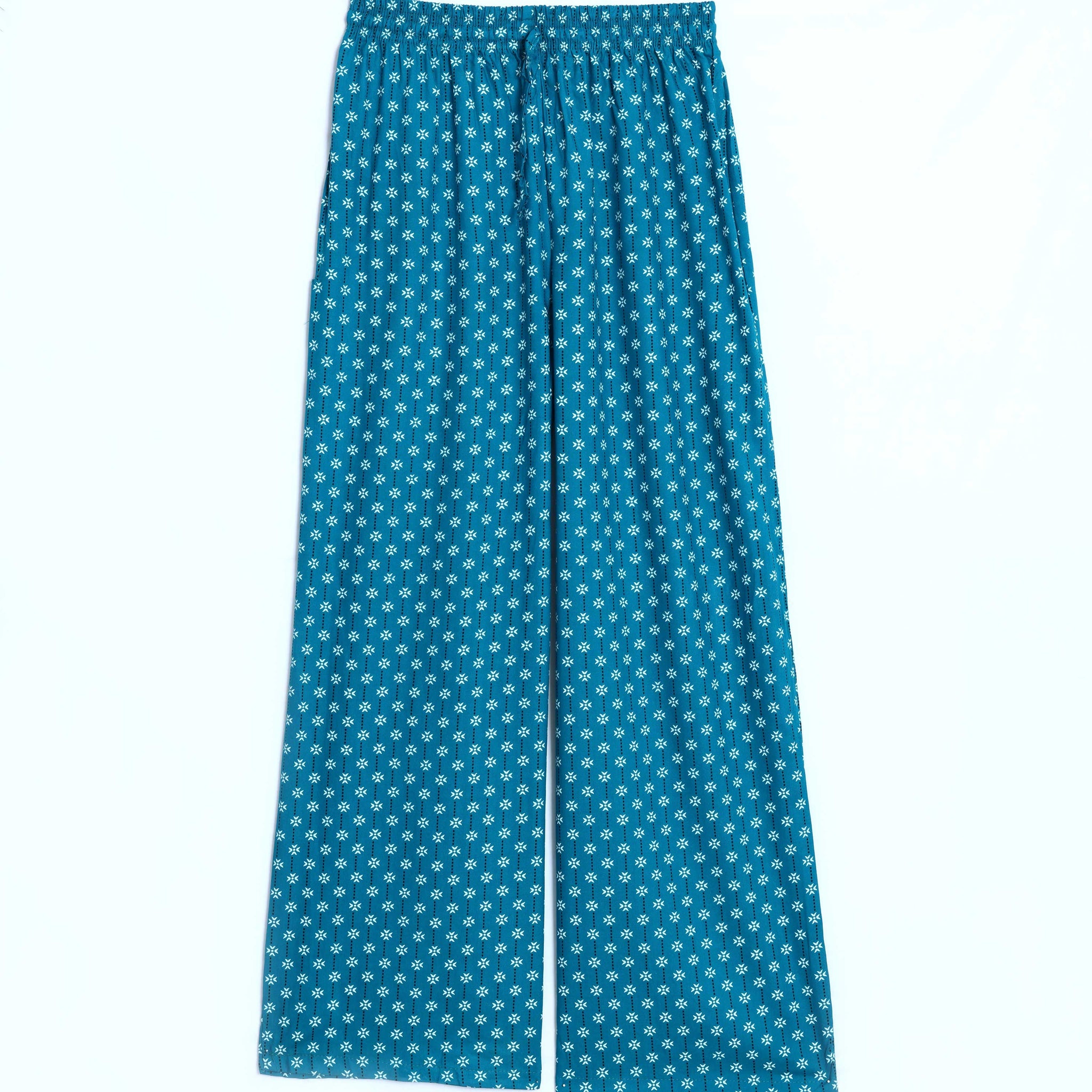 Blue Colour Womens Palazzo